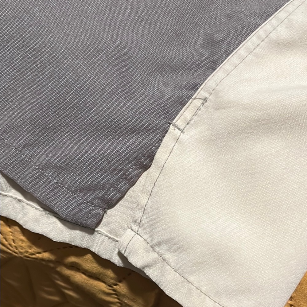 Gray and Cream Embroidered Button-Up Shirt - Picture 7 of 12